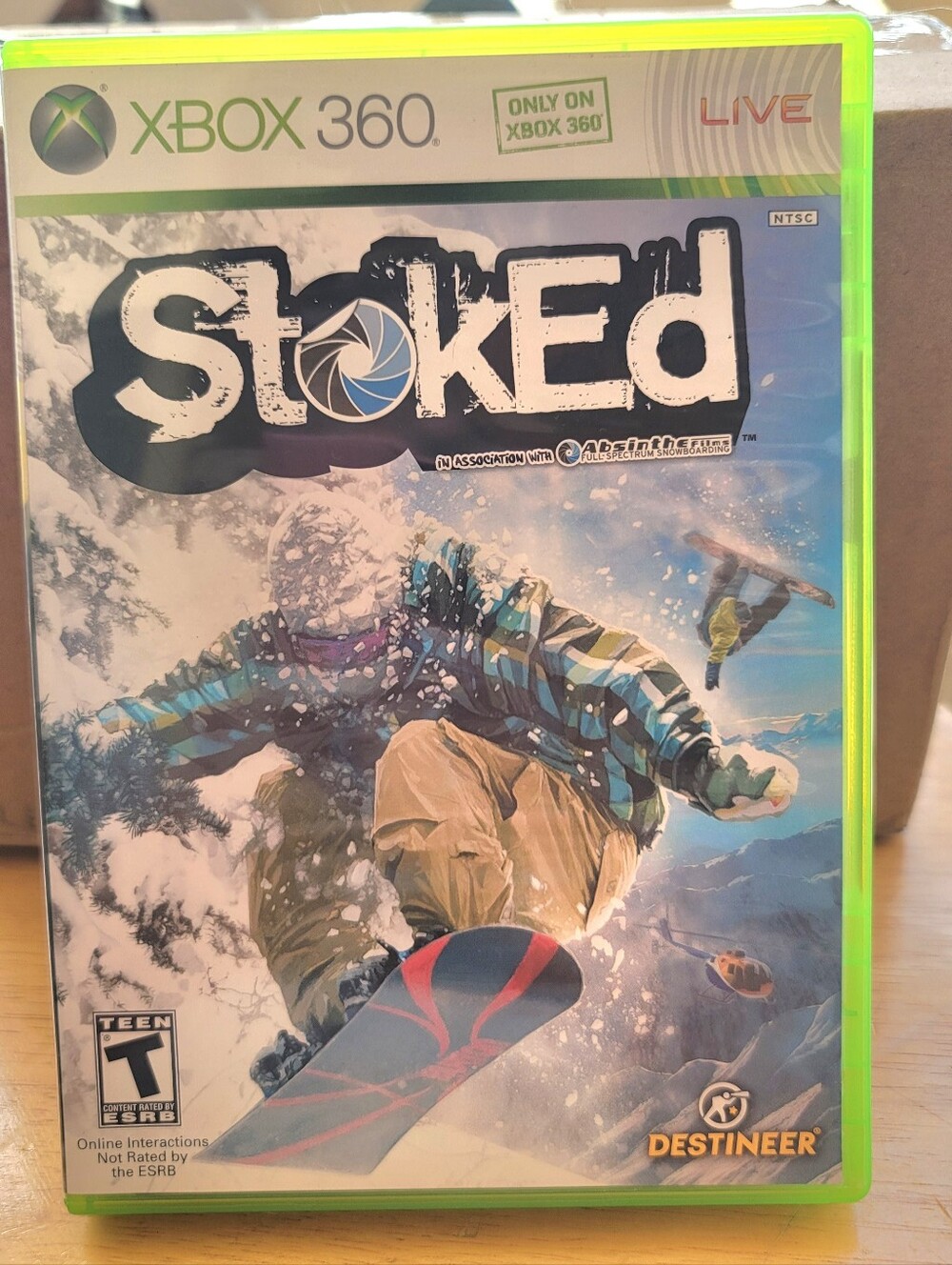 Xbox 360 Stoked - Destineer - Neon Green Case